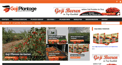 Desktop Screenshot of goji-plantage.de