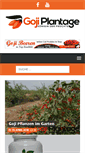 Mobile Screenshot of goji-plantage.de